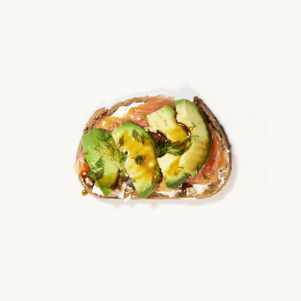 Tartine saumon-avocat