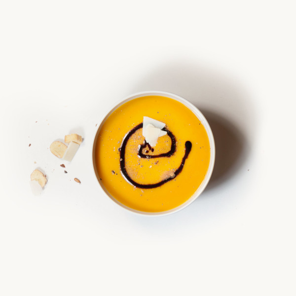 Avec une soupe ou un potage